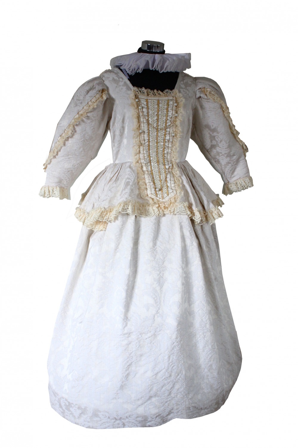 Ladies Deluxe Tudor Elizabethan Queen Elizabeth 1 Costume Size 14 - 16 Image